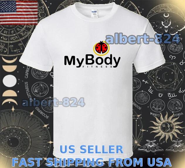 НОВАЯ ФУТБОЛКА MY BODY FITNESS ЛОГОТИП Футболка СМЕШНАЯ АМЕРИКАНСКИЙ РАЗМЕР от S до 5XL