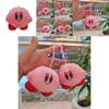 Lovable Kirby Keychain Plush Toy Cute Cartoon Animal Bag Charm 10cm Ultra Soft