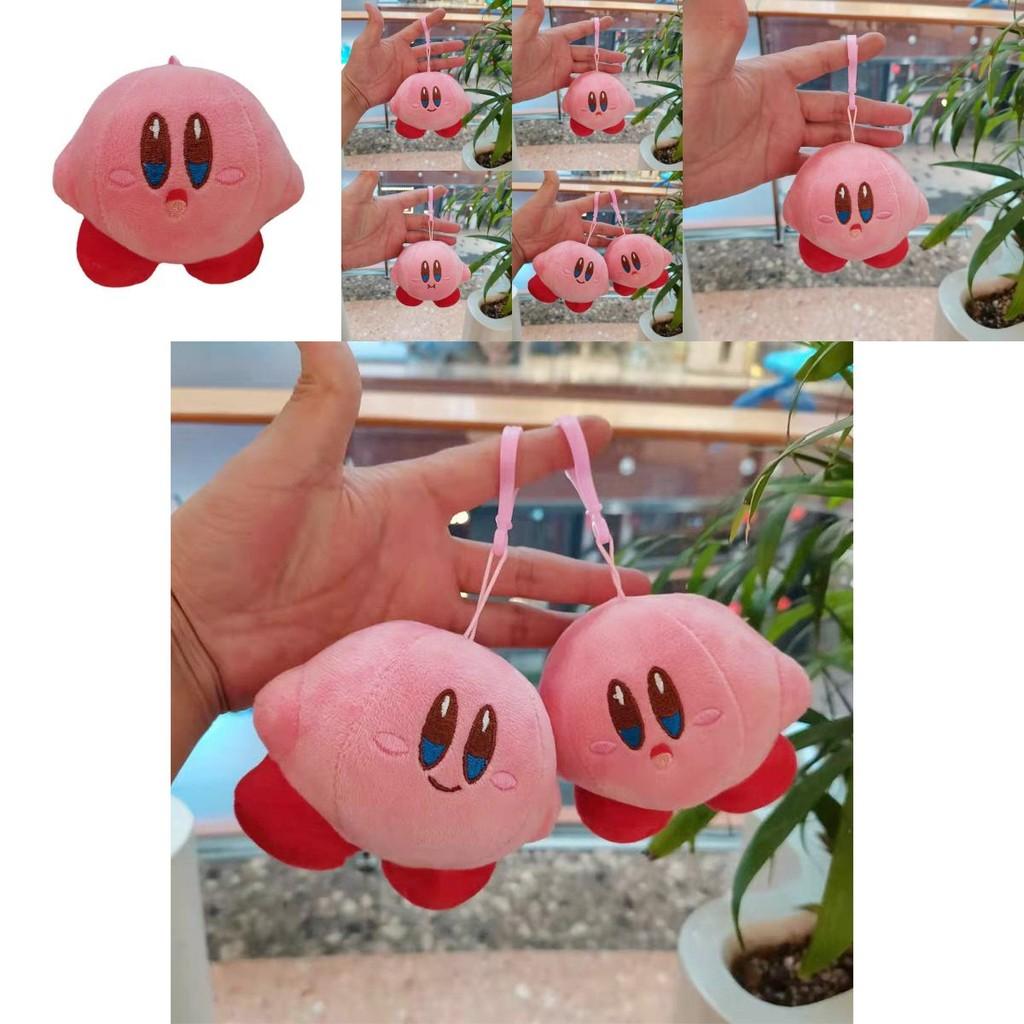 Lovable Kirby Keychain Plush Toy Cute Cartoon Animal Bag Charm 10cm Ultra Soft