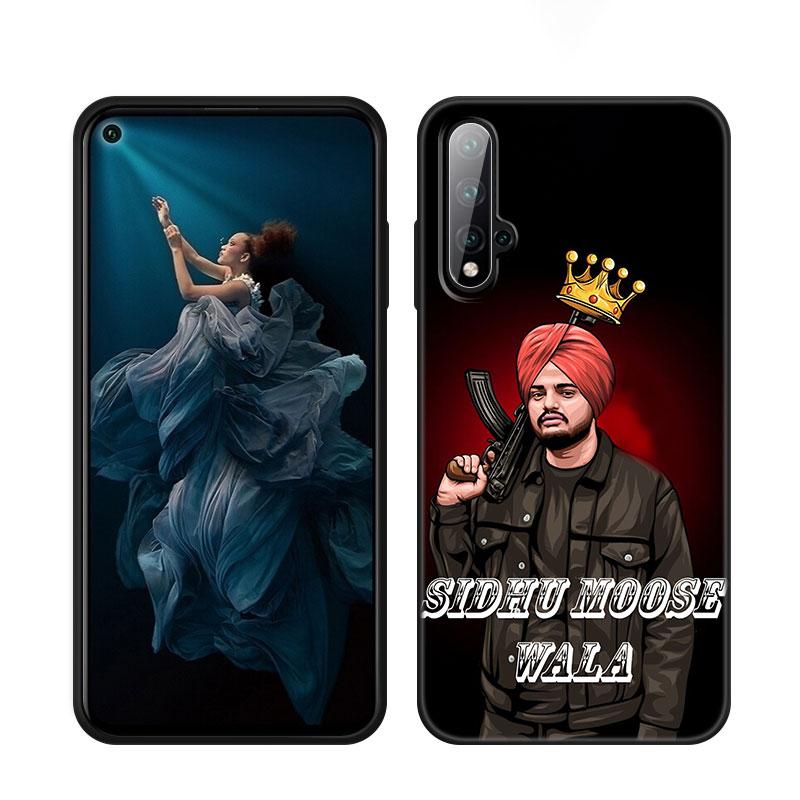 Черный чехол для телефона Sidhu Moose Wala для Honor 70 90 Lite X40 GT X50 i X5 Plus X6A X6S X7A X8A X8B X6 X7 X8 X9 4G X9A X9B 5G