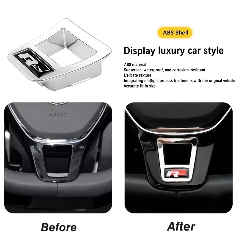 2026 Новое Для VW VOLKSWAGEN Хромированная Декоративная Накладка на Руль Автомобиля Аксессуары Отделки Для Volkswagen VW GTI Polo Golf Passat Ti