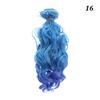 15*100cm Fashion Accessories Mini Tresses 1/6 1/4 1/3  Curly Wigs Toy Toupee Doll Hair Screw Periwig