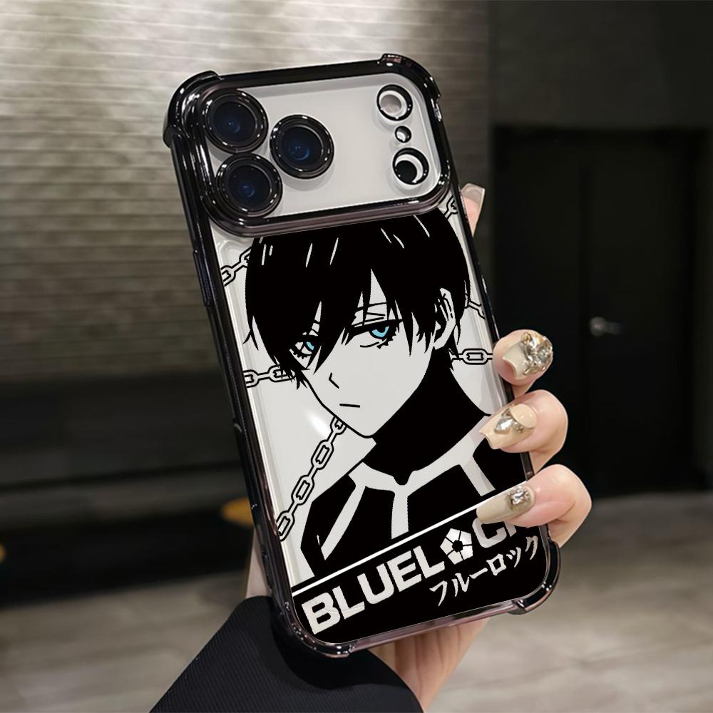 Anime B-Blues Locks Phone Case for Samsung Galaxy A57 A56 A55 A54 A53 A52 A37 A36 A16 A06 4G 5G Anti-drop Transparent Cover