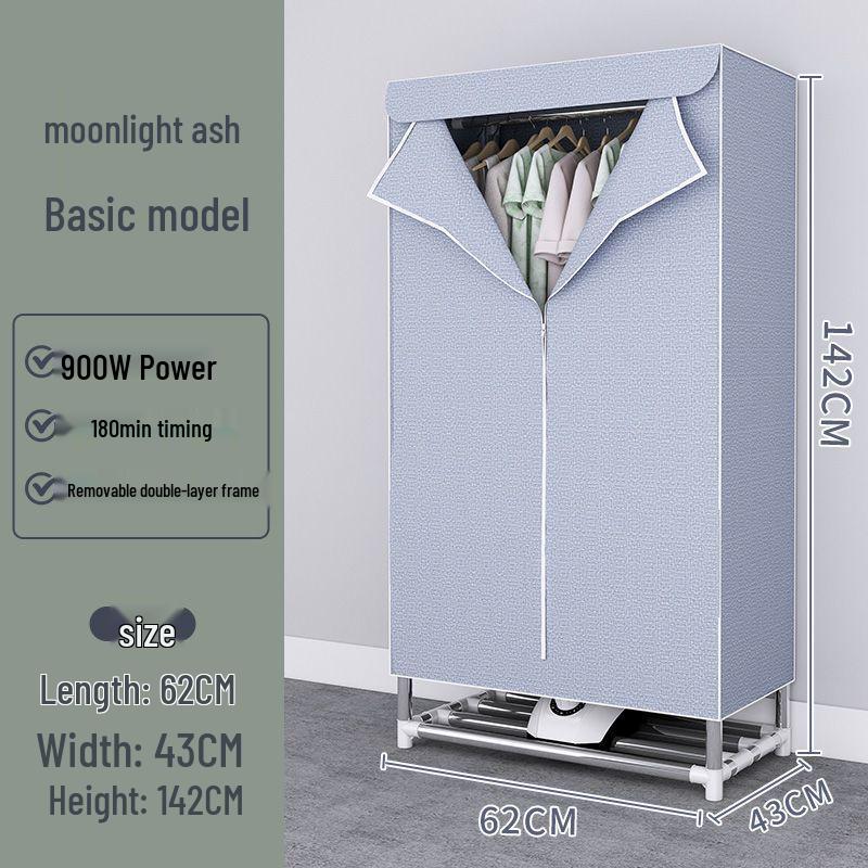 Утолщенный стальной каркас с тканевыми стенками, гардероб для спальни или общежития, зимний стиль