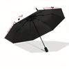 1pc Cute My Melody Pattern Automatic Umbrella is Fashionable and Good-Looking, a Portable 3-Fold Umbrella, Suitable for Travel and Daily Use, a Travel