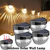 LED Solar Lights Outdoor Solar Wall Lamp Waterproof Honeycomb Lighting for Yard Stair Driveway Patio Lawn Garden Decor