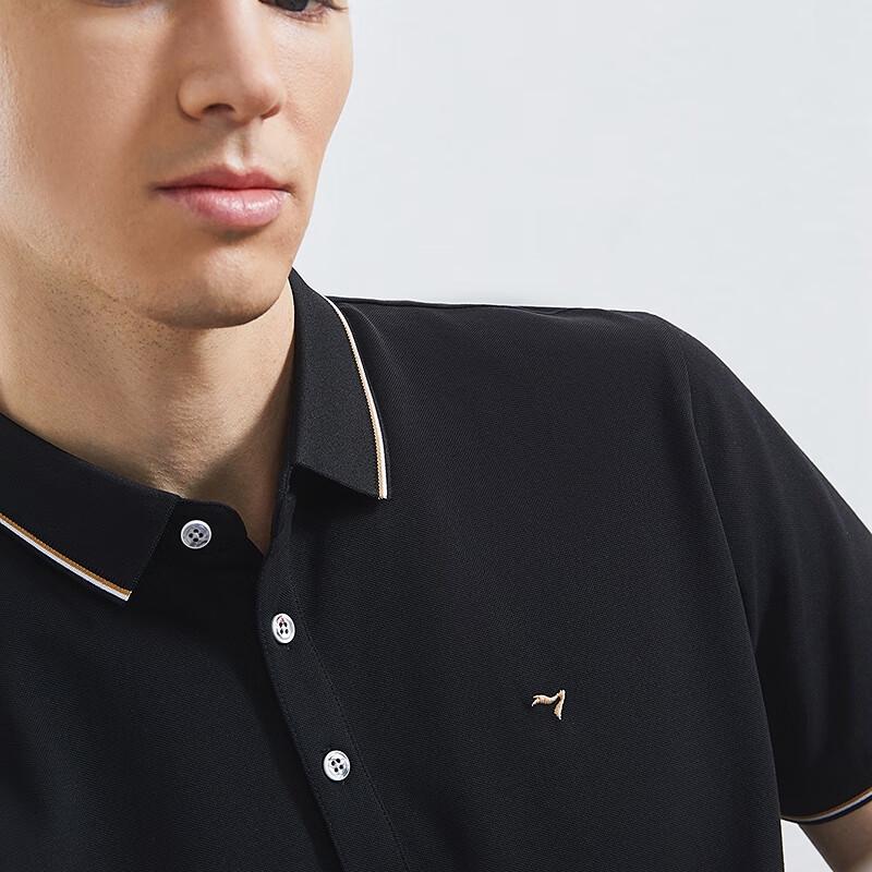 Septwolves Men's Anti-Bacterial Mulberry Silk Blend Polo