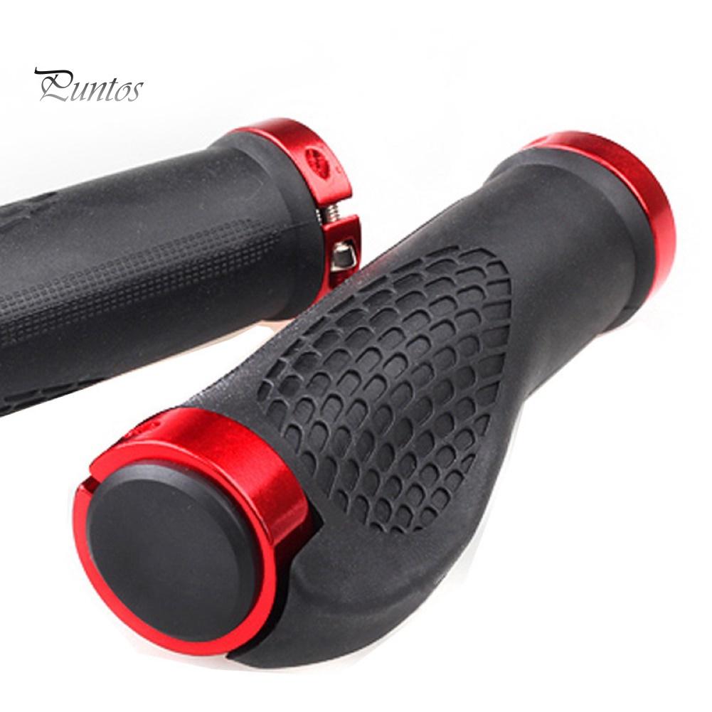 Велосипедный велосипед Puntos, 1 пара, противоскользящие ручки для горного велосипеда с блокировкой горного велосипеда, крышка руля