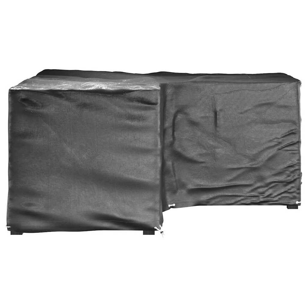 L Shaped Garden Furniture Covers 2 pcs 12 Eyelets 185 x 185 x 90 cm
