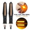 12LED Motorcycle Tail Light Flasher Motorcycle LED Turn Signal Light 12V Flowing Water Blinker Sequential Static Flashing Lights