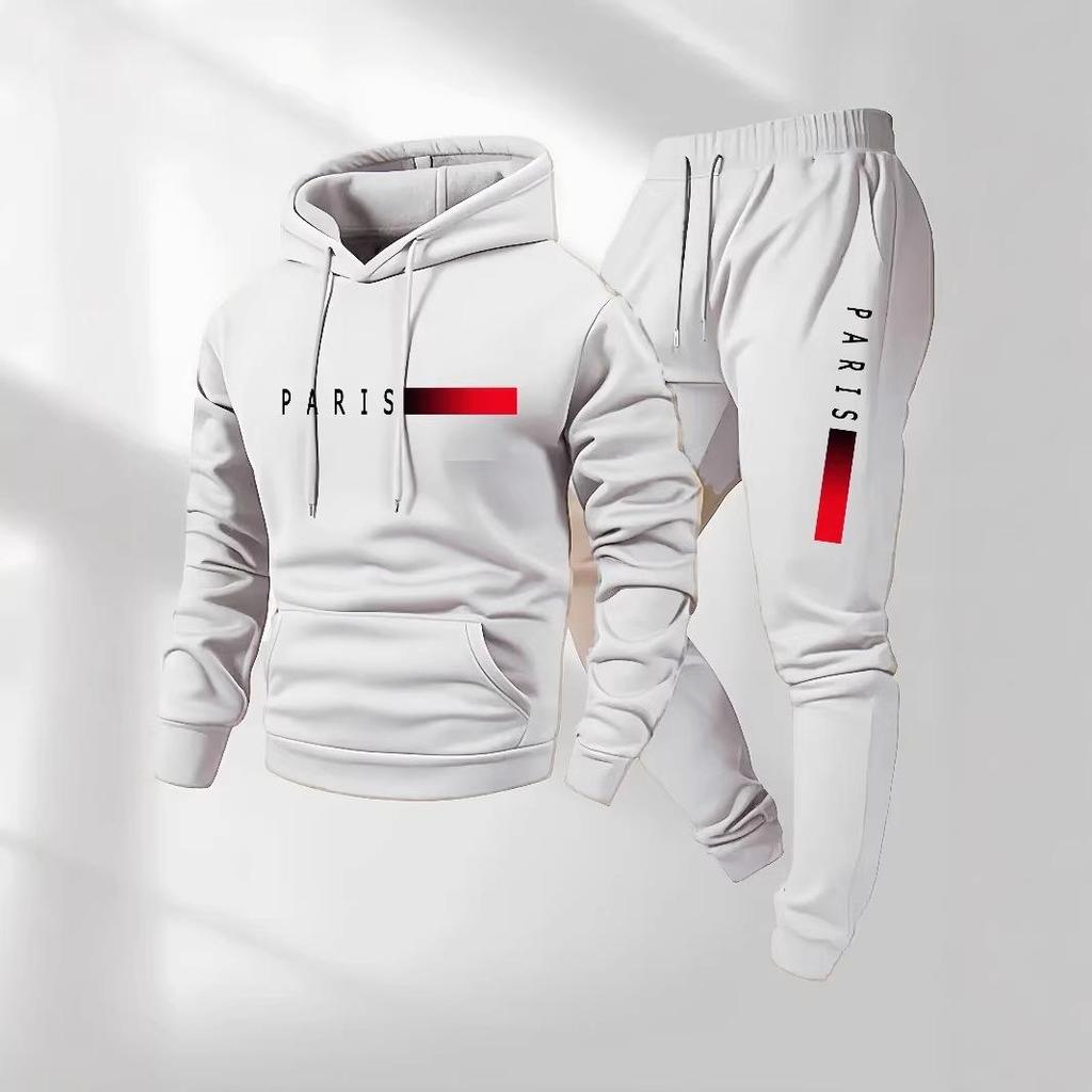 Унисекс Европейская Повседневная Толстовка с Принтом PARIS