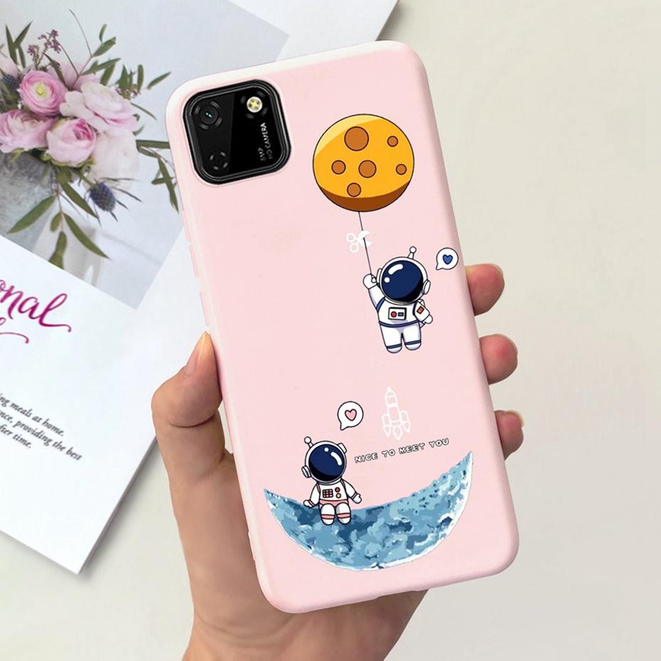 Case For Huawei Y5p Cute Animal Cartoon Candy Color Soft Silicone TPU Phone Bumper For Huawei Y5P 2020 Y 5P DRA-LX9 Back Cover