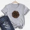 (Asian Size)Clothing Flower Vintage Trend Lovely Casual Short Sleeve Tee Top Fashion T Shirt Women Print Lady Female Graphic T-shirt