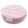 Food Grade Storage Tray with Lid High Quality Round Candy Appetizer Fruit Divider