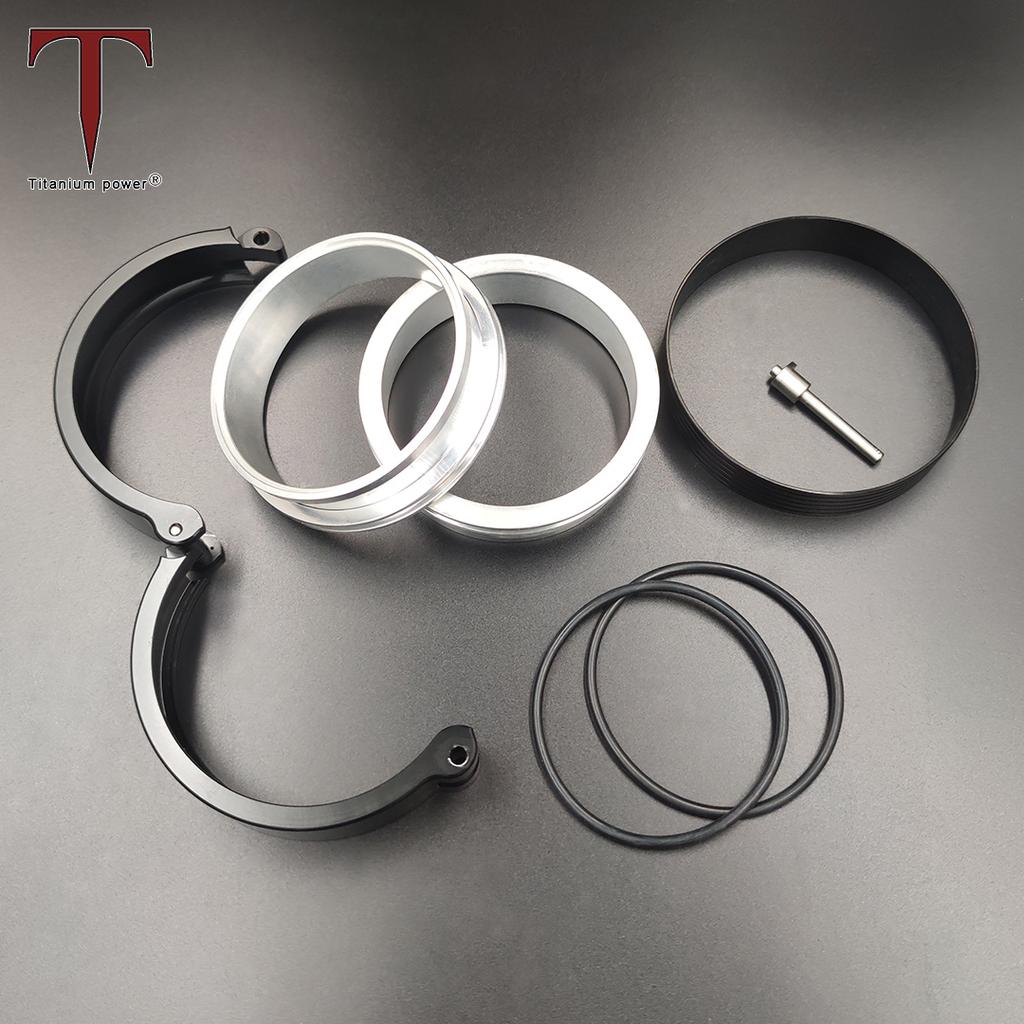 3~4inch Aluminum/Stainless steel Vanjen Flange Set HD V-band Intercooler Tube Clamp for Cars