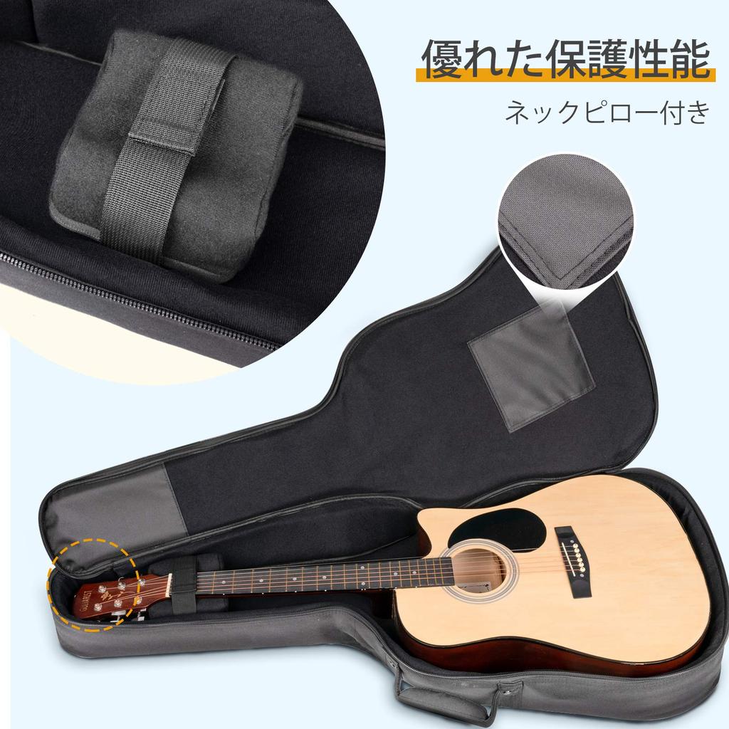 CAHAYA Acoustic Guitar Bag 18mm 007468509-0002