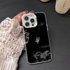 Hip Hop PNL QLF Rapper Fashion frosted Phone Case For iPhone 17 16 15 14 Plus 13 12 11 Pro Max X Xs XR Silver Hard Cover