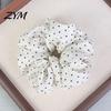 Stylish Hair Ties for Gifts Retro Polka Dot Tie Women Girls, Soft Elastic Scrunchies, Elegant Versatile Wrist Ornament Ponytail Holder, Fashionable