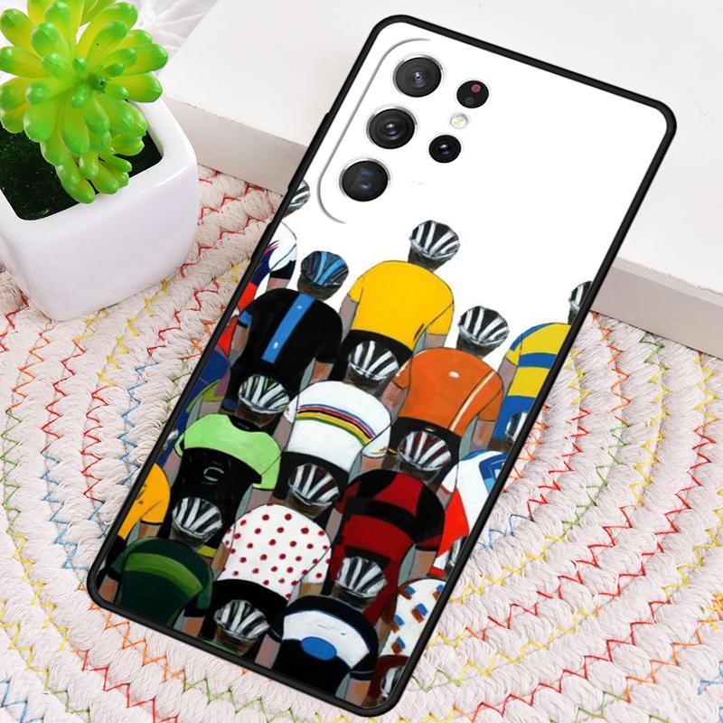 BIKE CYCLING art Phone Case for Samsung Galaxy note 10 pro S26 Ultra S23 S24 FE S25 S21 S22 PLUS shockproof Cove
