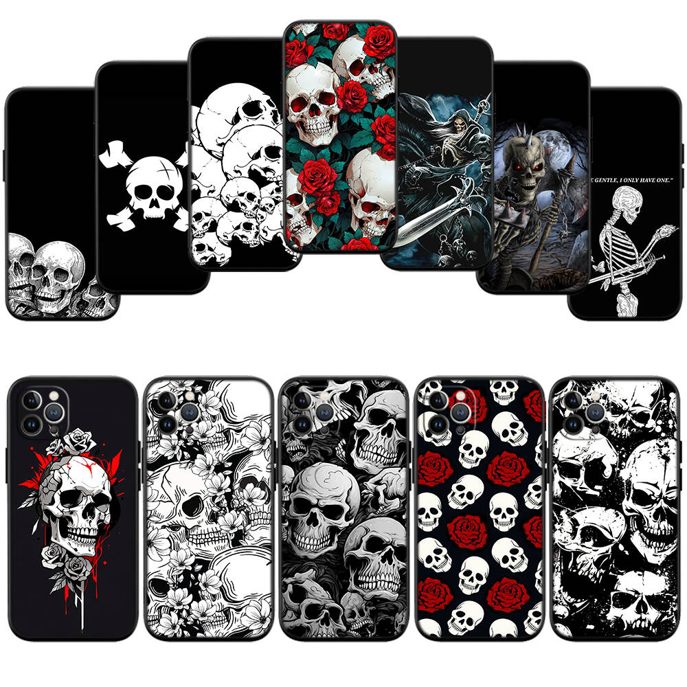 Skeleton Skull Case for Samsung A06 A35 A25 A24 A15 A05S A05 M55 M35 M15 A02 A12 A13 A10 A16 A20 A30 A22 A31 A32 A33 A42 A50