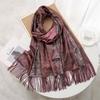 Warm Luxury Brand Cashmere Scarf Women Thick Print Shawl and Wraps Ladies Blanket Foulard Winter Pashmina Bandana Bufanda