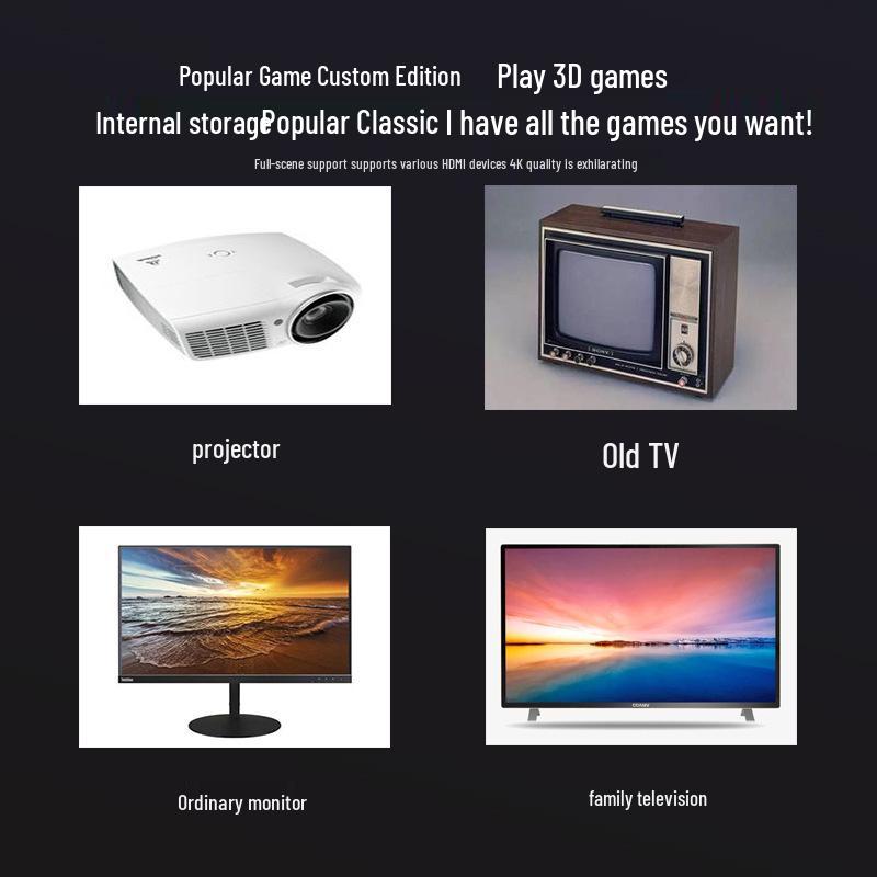 G11PRO 4K Двухсистемная Беспроводная Игровая Консоль Android для Телевизора с Поддержкой Двух Игроков