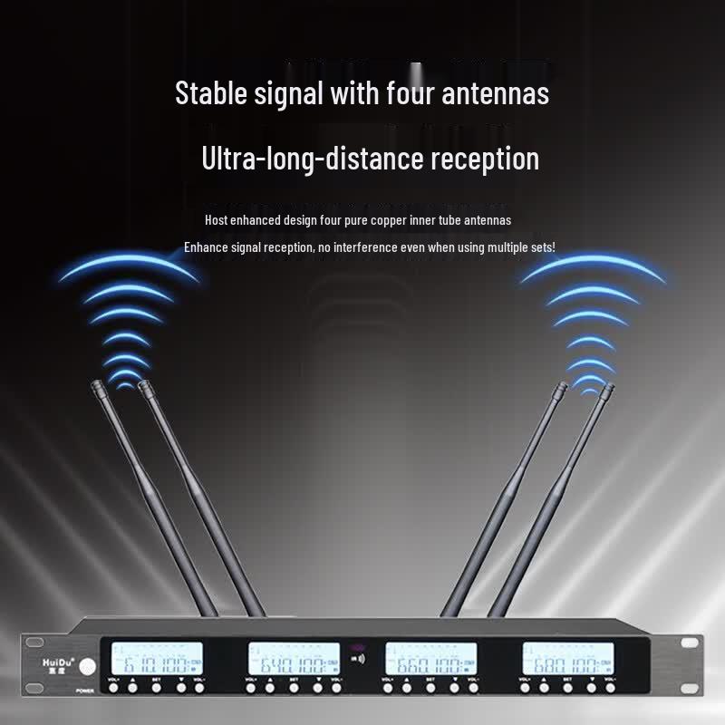 HuiDu UHF Wireless Conference Microphone System (CN version)