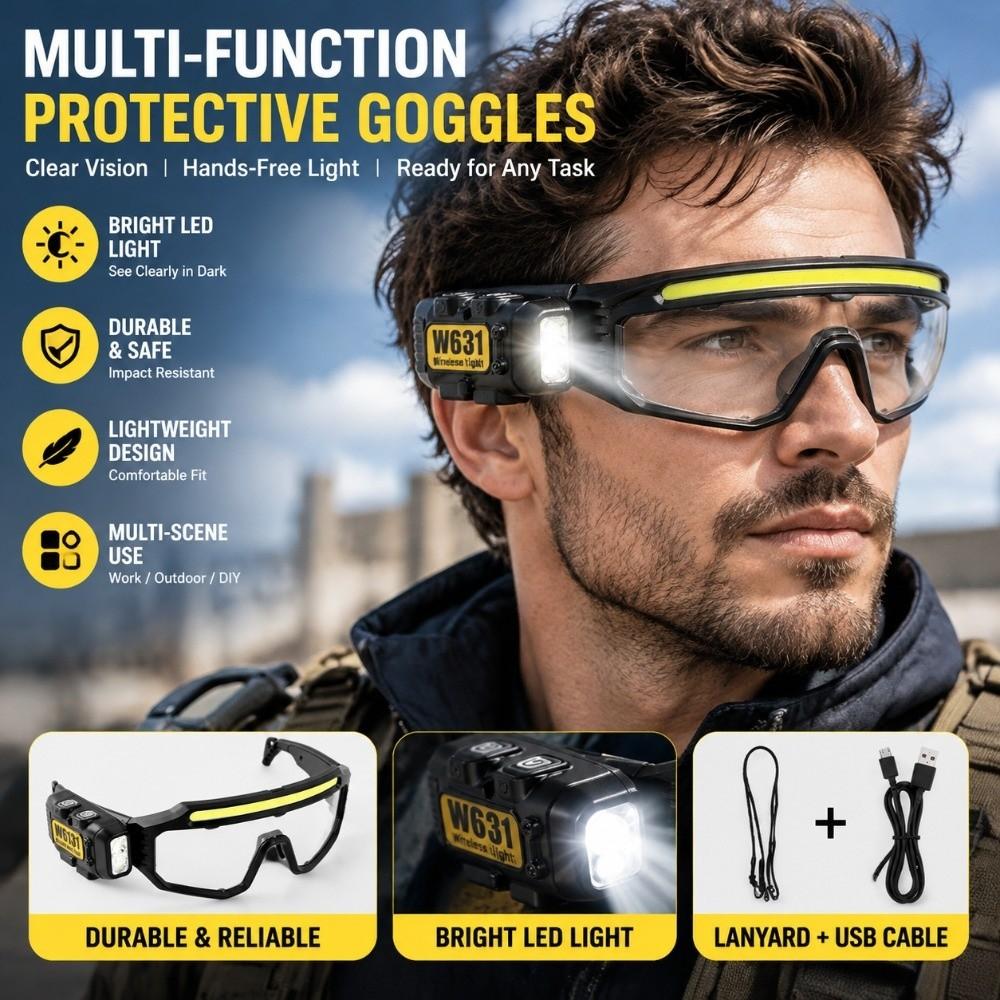 Motion Sensor Motion Sensor Eyeglass Light Multi Angle Work Light Outdoor Maintenance Work
