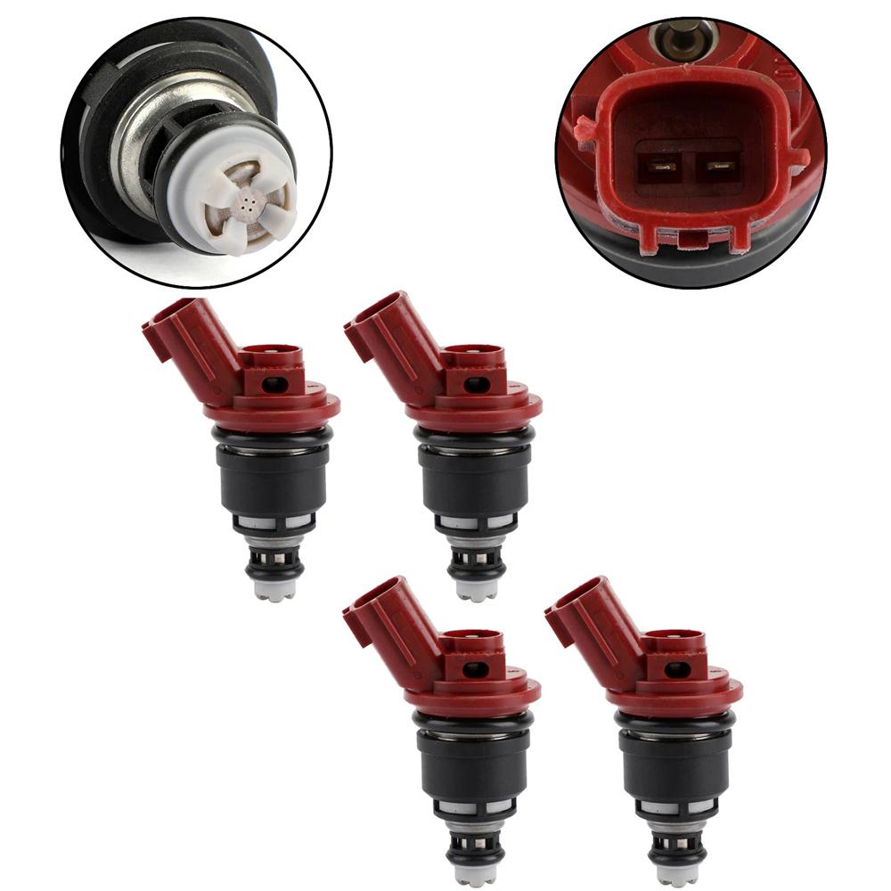 4x Топливные форсунки для NISSAN 240SX 2.4L 1991-98 NX 2.0L 1991-93 TSURU 2.0L 93-96