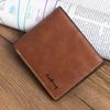 Luxury Men's Leather Tri-Fold Wallet - Spacious, Stylish Business ID & Card Holder