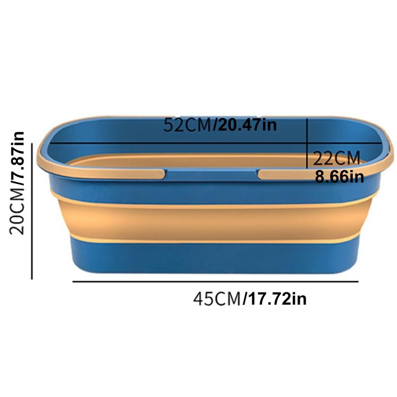 Складное ведро, портативное складное ведро, умывальник для автомобиля, силиконовое ведро для мытья, складное ведро для кемпинга и дома, швабра для чистки