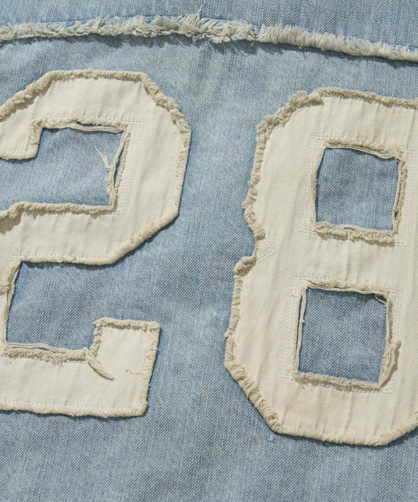 Libere Denim Biker Jacket / Bule