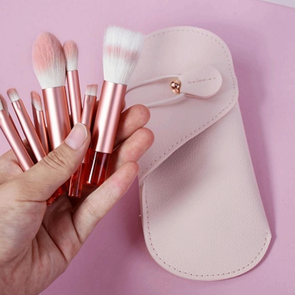 Dustproof Makeup Brush Holder Flip Lid Makeup Brush Storage Bag Makeup Brush Case Beauty Tools