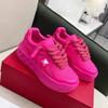 Small White Shoes Women's Spring Breathable Non-slip Versatile Casual Rose Red Sports Board Shoes