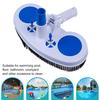 Щетка для чистки бассейна Yousheng с редукционным клапаном давления воздуха, пружинным фиксатором, универсальной щетиной, скребком для чистки