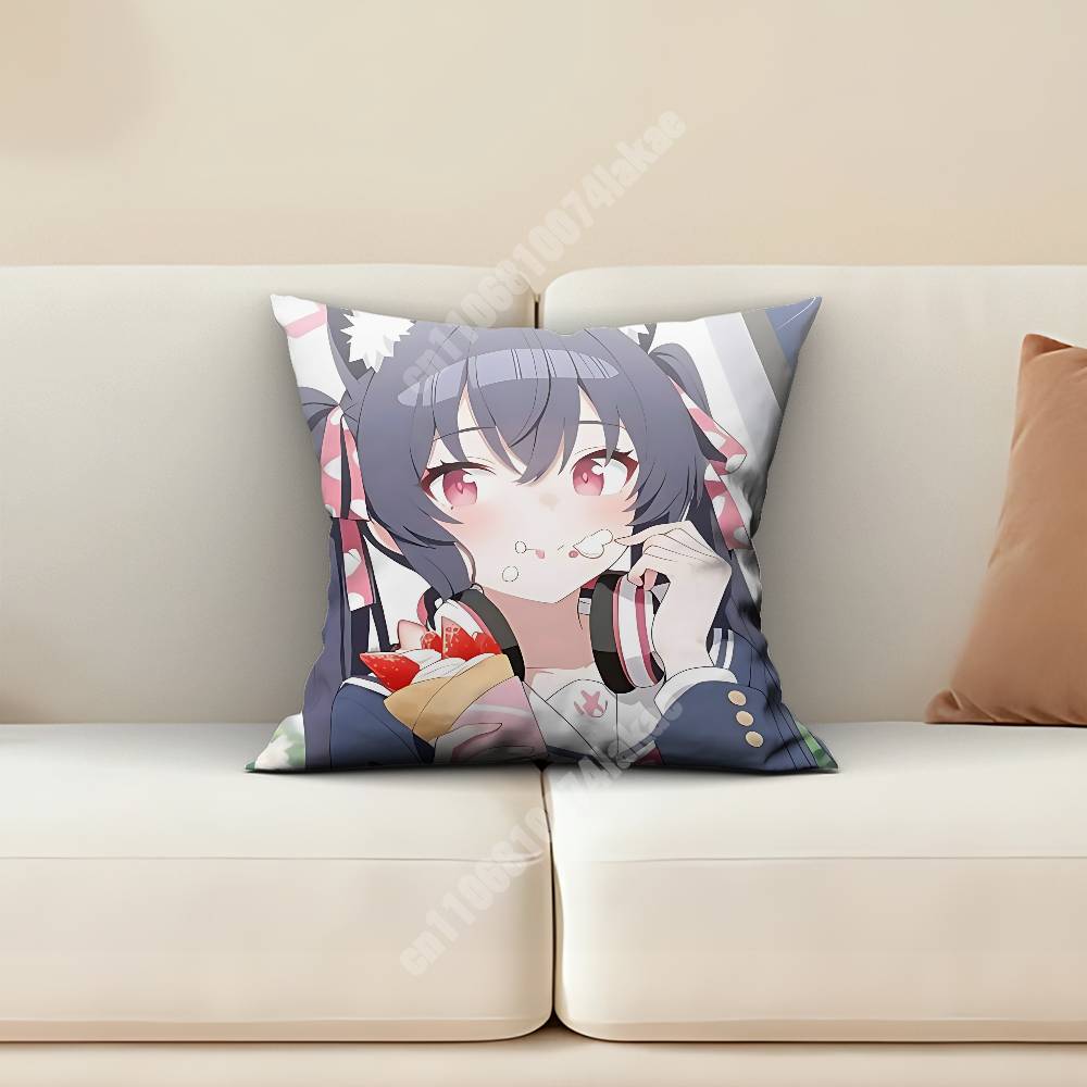 Blue Archive Kuromi Serika Sofa Couch Pillow Cover Cushion Case Home Bedroom Decoration