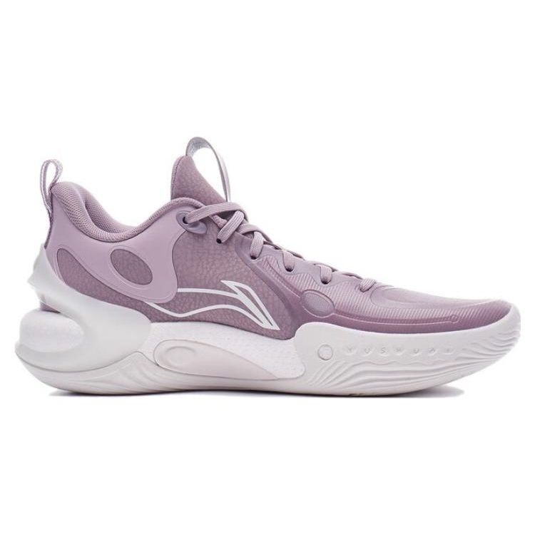 Li Ning Yu Shuai 17 Low Удобная ткань Синтетическая кожа ТПУ Нескользящие Износостойкие Низкие Баскетбольные кроссовки Мужские кроссовки Фиолетовый ABAT127-6