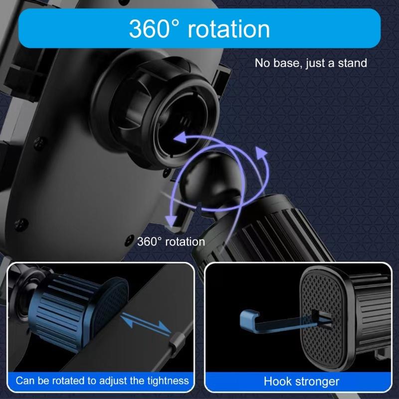 Зажим для вентиляционного отверстия автомобиля для автомобильного держателя, универсальный автомобильный держатель для телефона, сменный зажим для вентиляционного отверстия, зажим для вентиляционного отверстия с круглым шарниром 17 мм