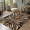 1 шт. Ковер с тигровым узором, мягкий, удобный коврик, машинная стирка, ковер, подходит для гостиной, спальни, дома, уличного декора