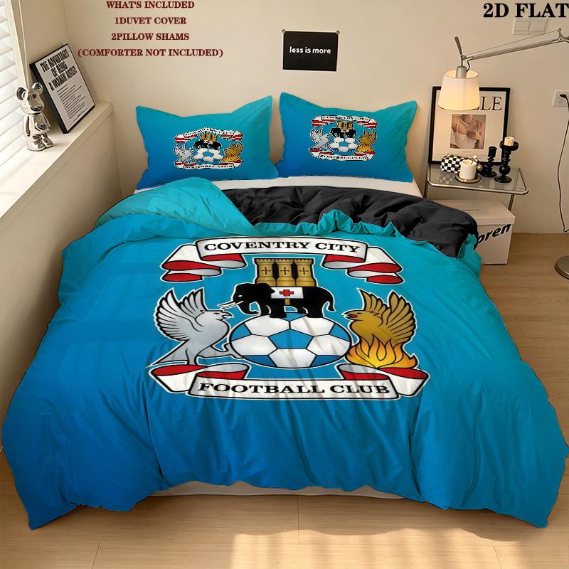 Coventry Citytowel Bedding Quilt Set Quilt Cover Pillowcase Home Decoration Birthday Gift (1 * duvet cover + 2 * pillowcase, without core)