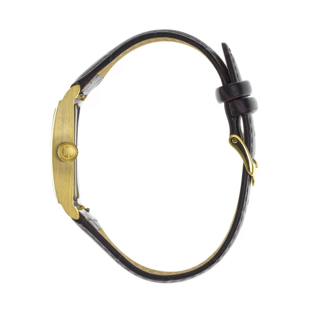 Authorized Dealer Lip Watch Unisex T18 Churchill 671015 Silver Brown Leather [LIP] Men's [CHURCHILL]