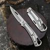 Pocket Fruit Knife, Stainless Steel Folding Outdoor Knife with Non-slip Handle for Kitchen Accessories
