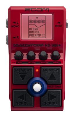Педаль Красная Оснащена 97 типами моделей для баса MS-60B+ Multi-Stomp эффекты/усилитель