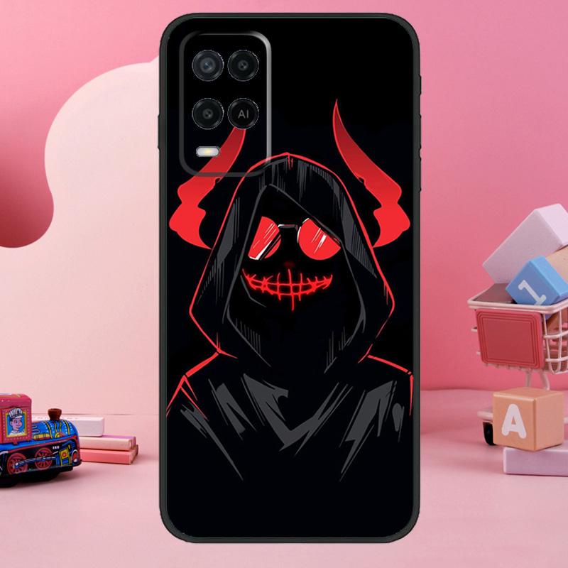 Чехол с изображением Дьявола Bad Boy из Аниме для OPPO A17 A77 A57 A54 A53 S A31 A5 A9 A15 A52 A72 A91 A93 A74 A94 A16 A76 A96