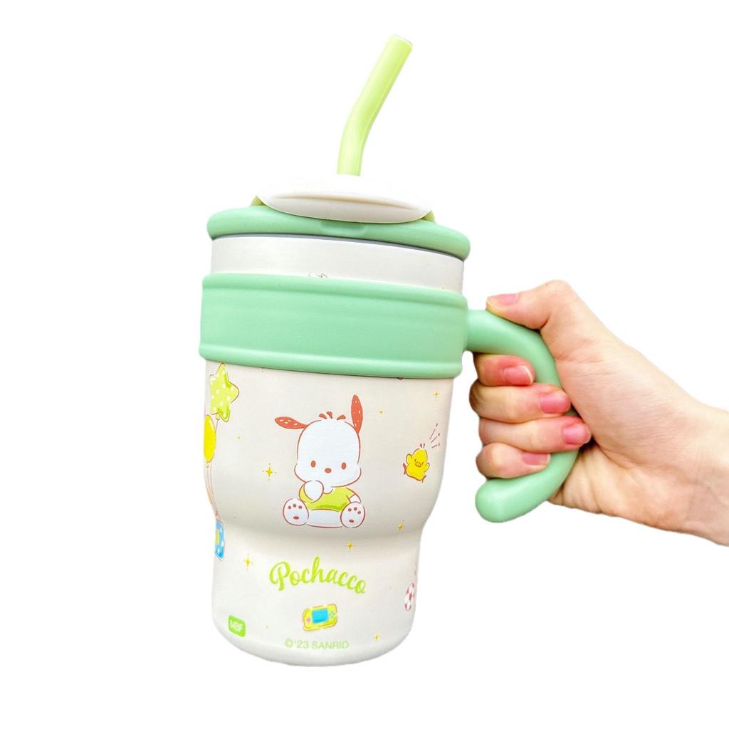 Милая Кружка-соломинка из нержавеющей стали Hello Kitty Для Девочек Мультяшный Дизайн Портативная И Высококачественная