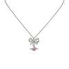VIVIENNE WESTWOOD Серебряное ожерелье с 3D-дизайном в виде сферы для женщин, розовое 6302039G-01P700