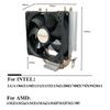 2 тепловые трубки X99 CPU Воздушный кулер ПК Процессор Вентилятор Для Intel LGA 1366 1150 1151 1155 1200 1700 2011 X79 AM3 AM4 AM5 Радиатор