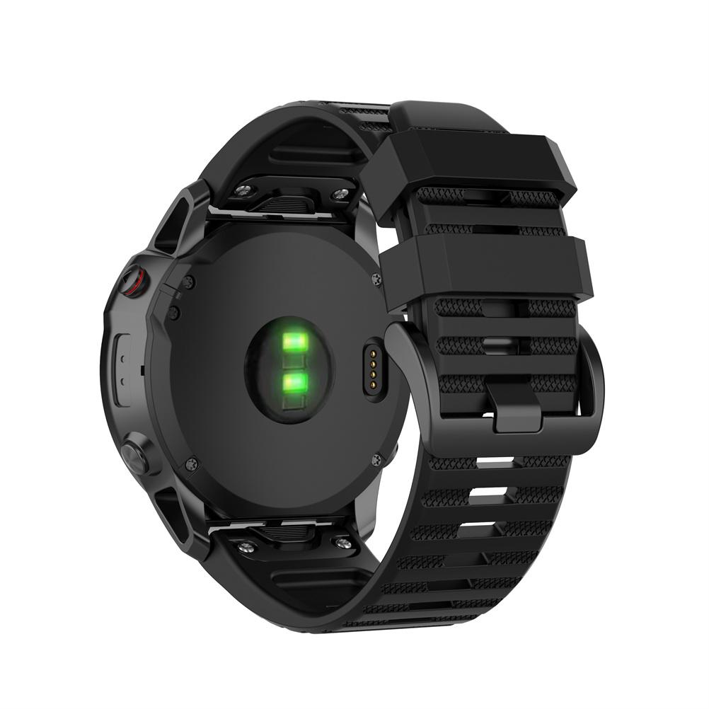 Сменные ремешки совместимые для часов Garmin Fenix 7X Fenix 6X GPS Fenix 6X PRO Силиконовый ремешок 26 мм Быстросъемный