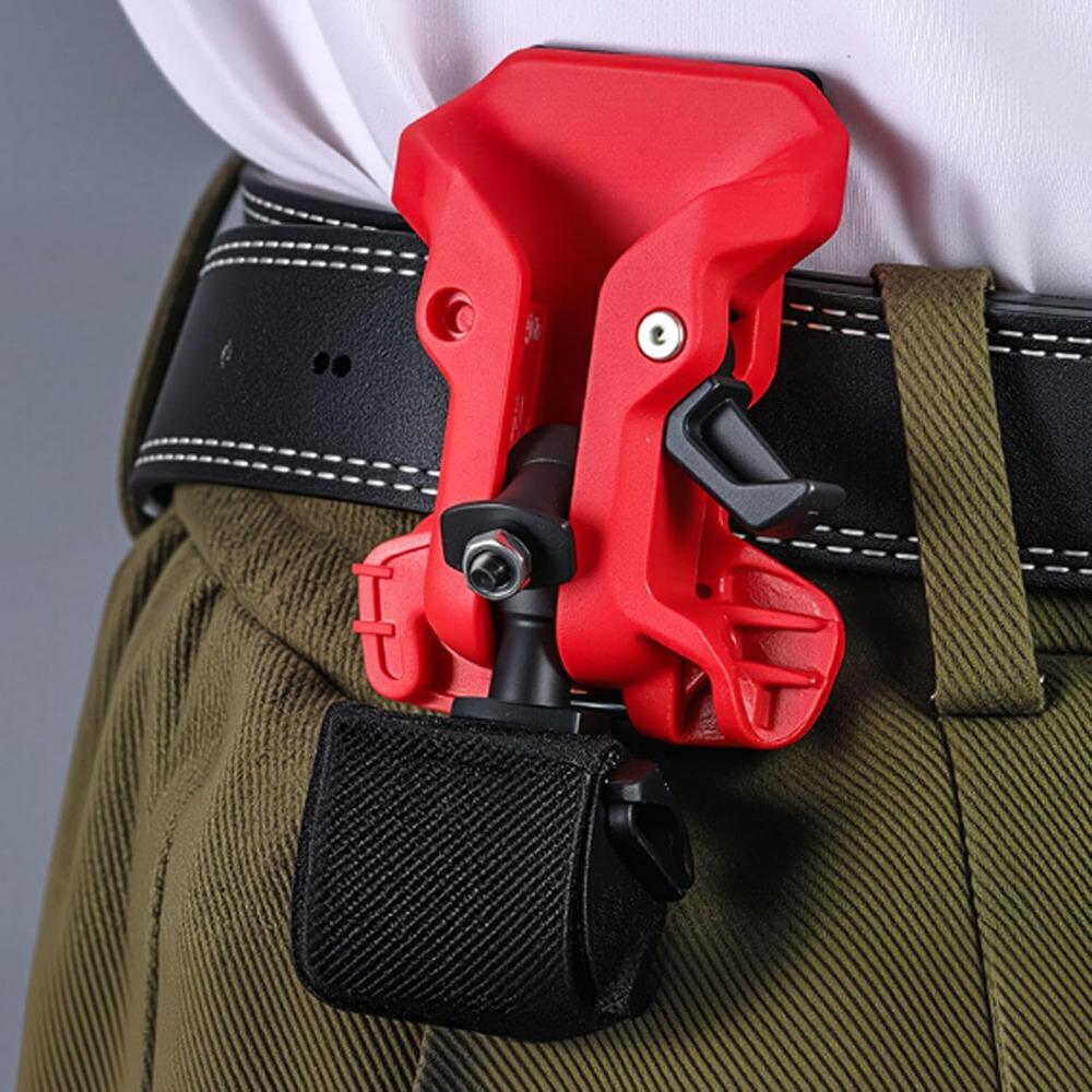 3pcs Self Locking Tool Belt Holders Metal Construction Quick Release Belt Holders For Drills