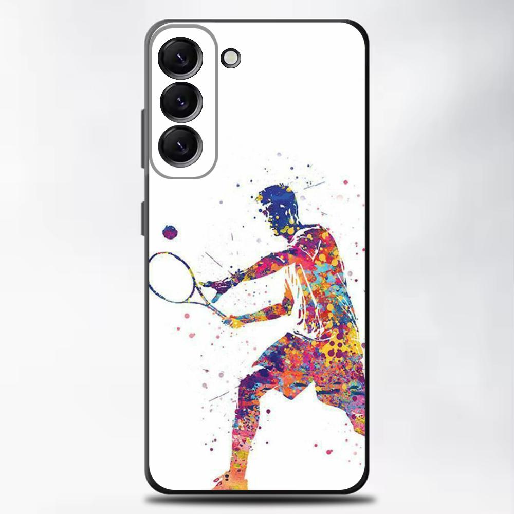 T-Tennis S-Sport  Phone Case For Samsung Galaxy A13,A21s,A22,A31,A32,A52,A53,A71,A80,Soft Black Shell